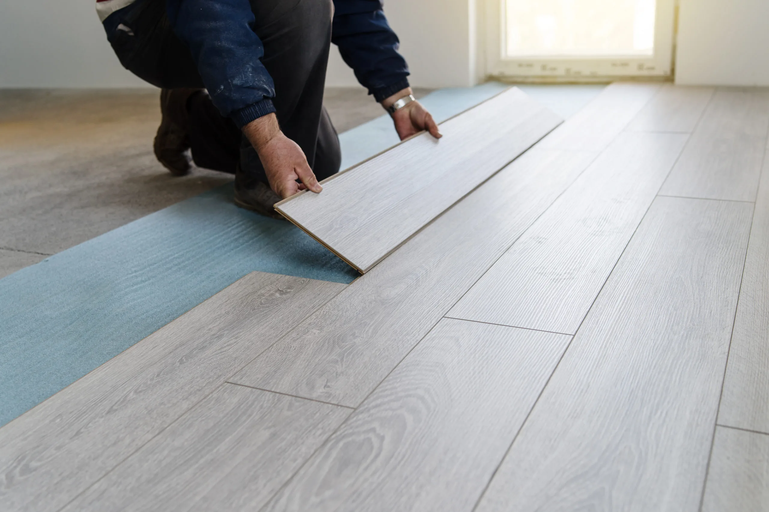 Installation de plancher flottant